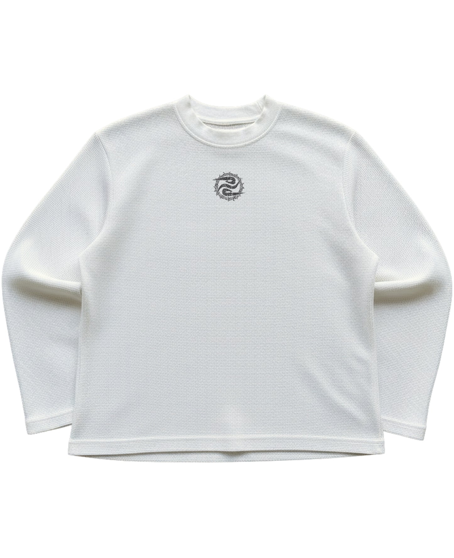 Off White — Barbell Pain Waffle T-Shirt front