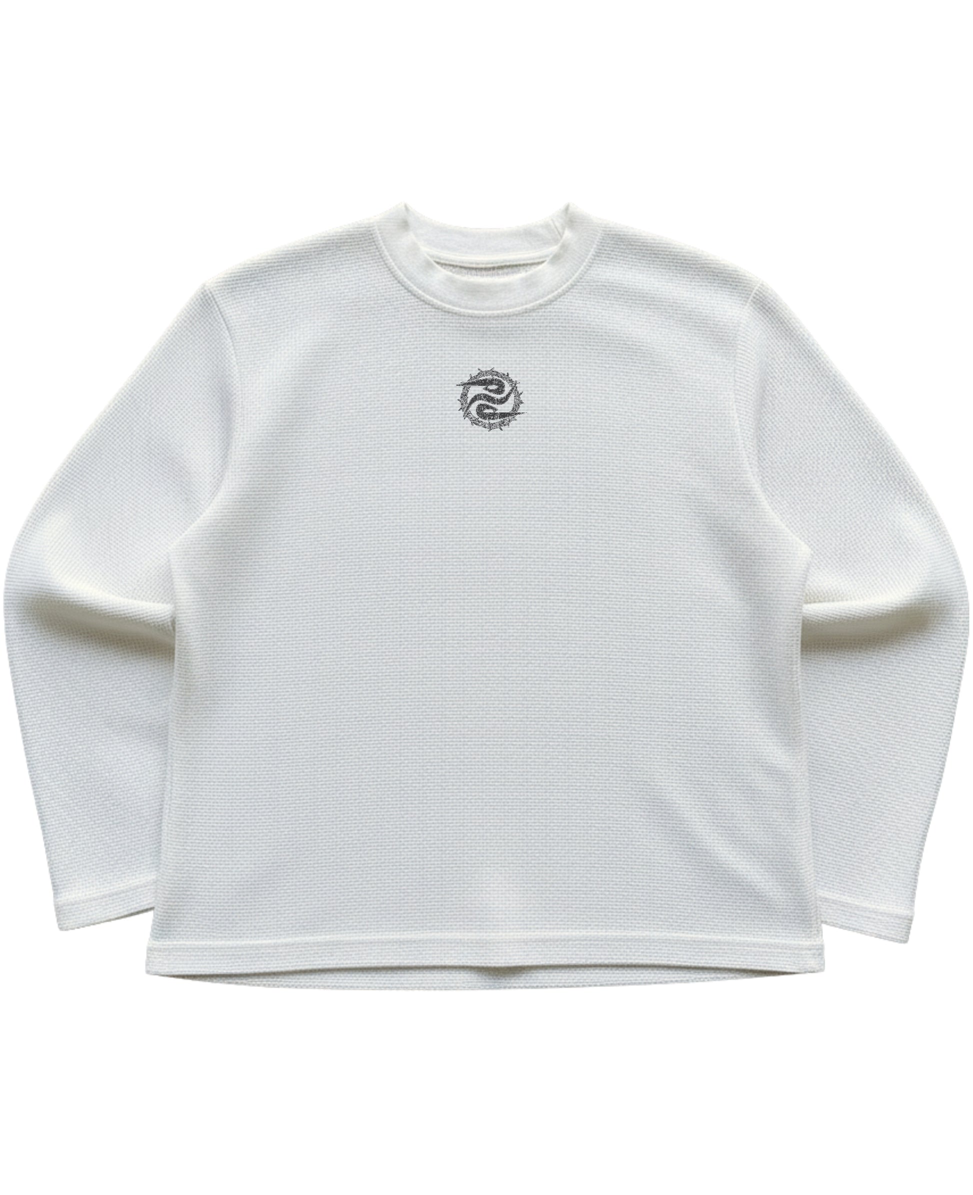 Off White — Barbell Pain Waffle T-Shirt front