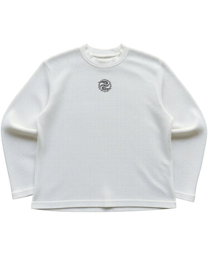 Off White — Barbell Pain Waffle T-Shirt front