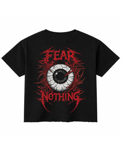Black Boxy Fit T-shirt Back Design