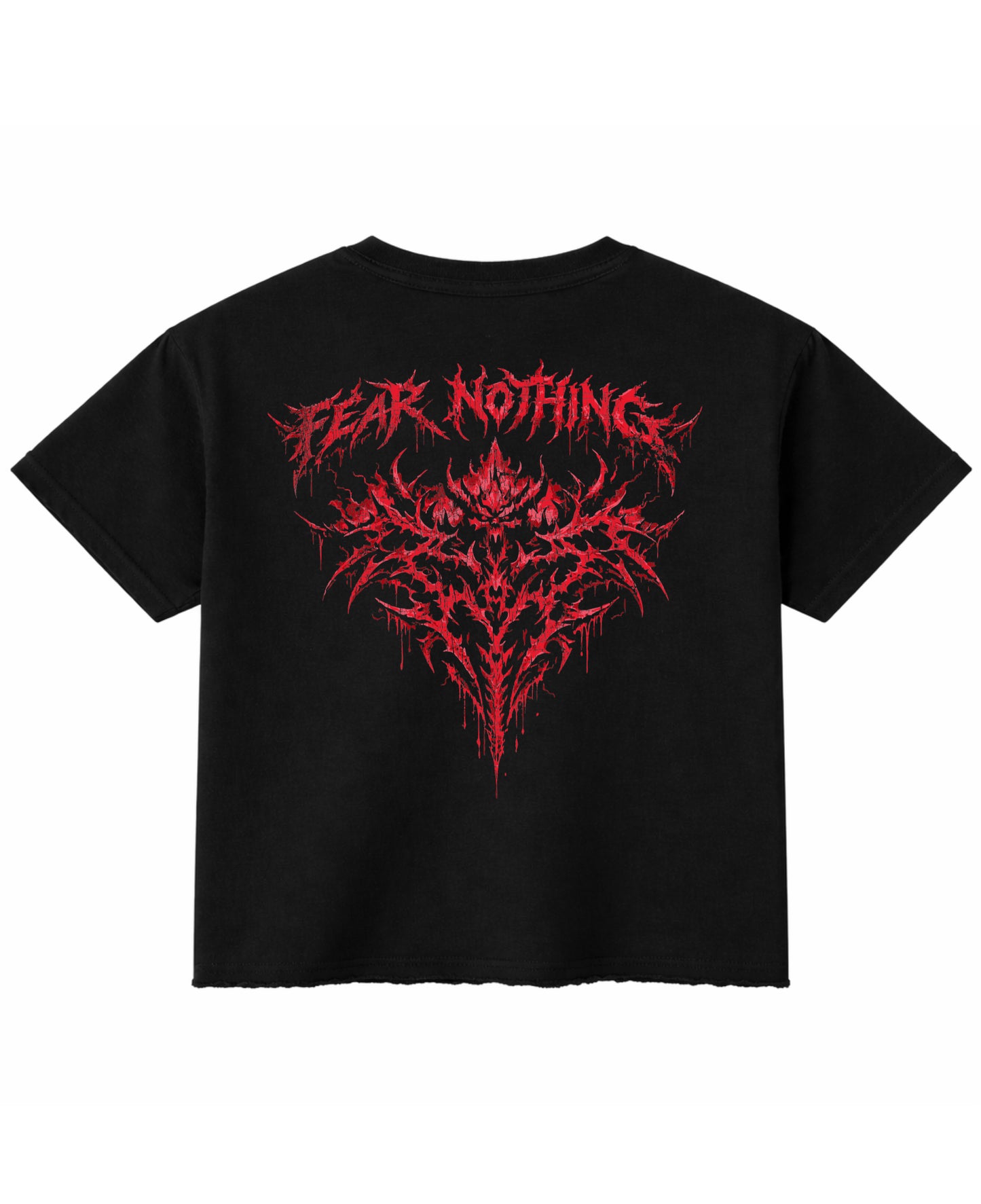 Black — Fighter's Den T-Shirt back