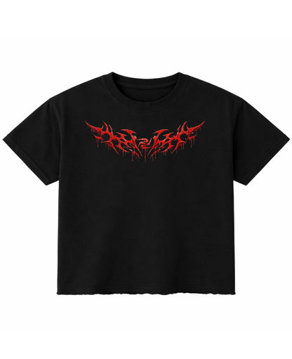 Black — Fighter's Den T-Shirt front
