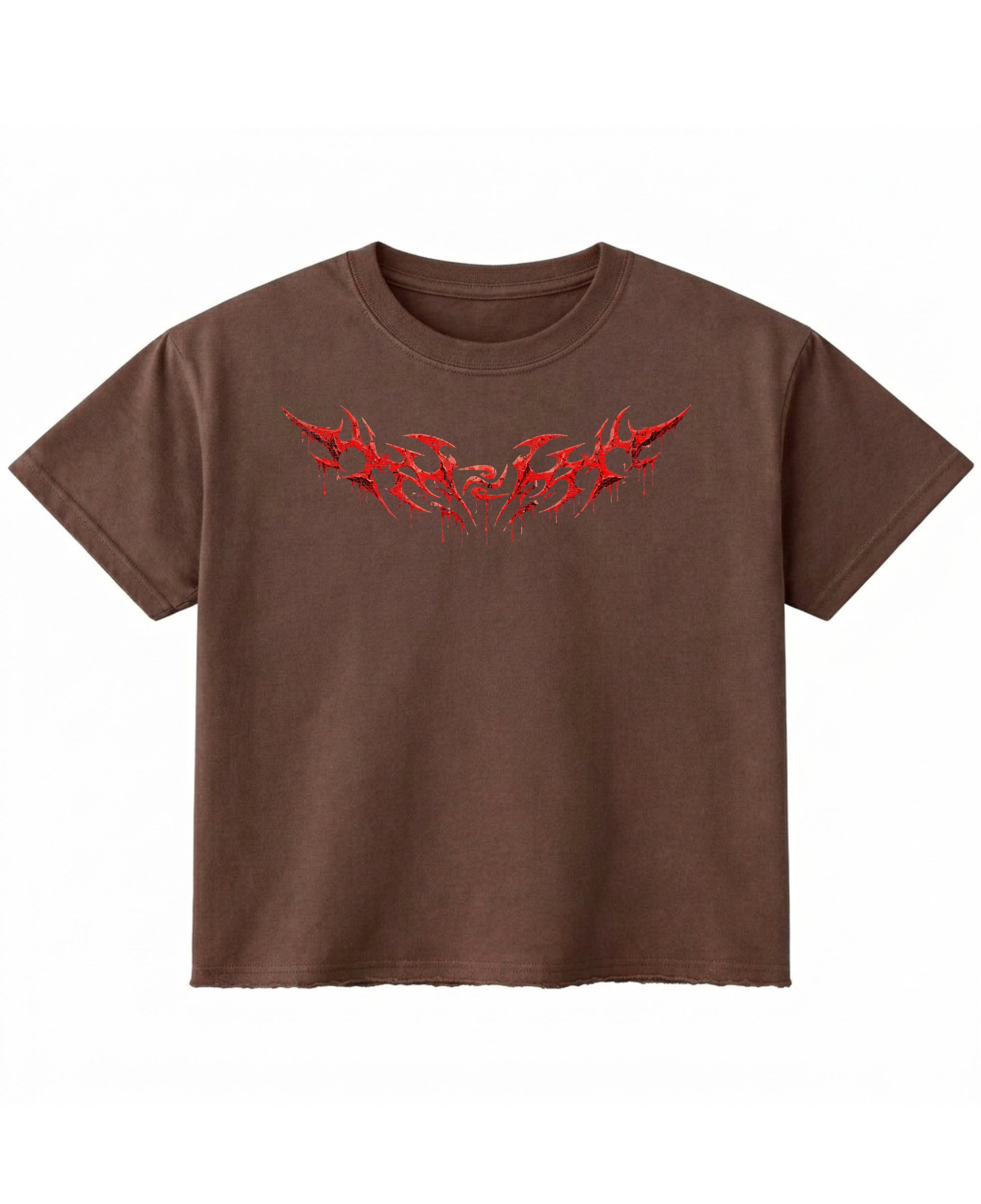Brown — Fighter's Den T-Shirt front