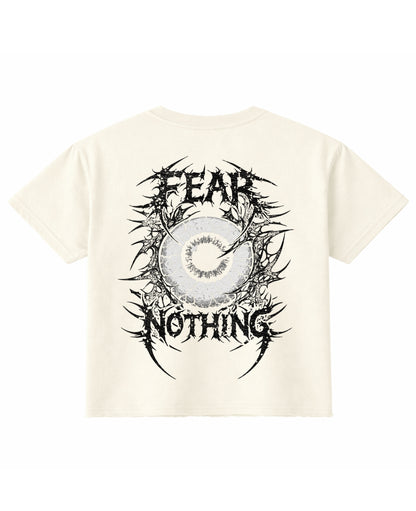 Off White Boxy Fit T-shirt Back Design