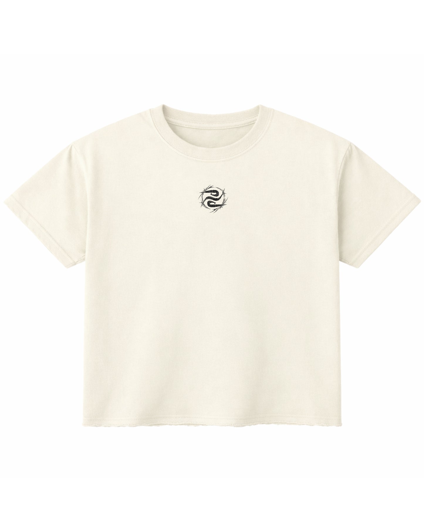 Off White Boxy Fit T-shirt Front Design