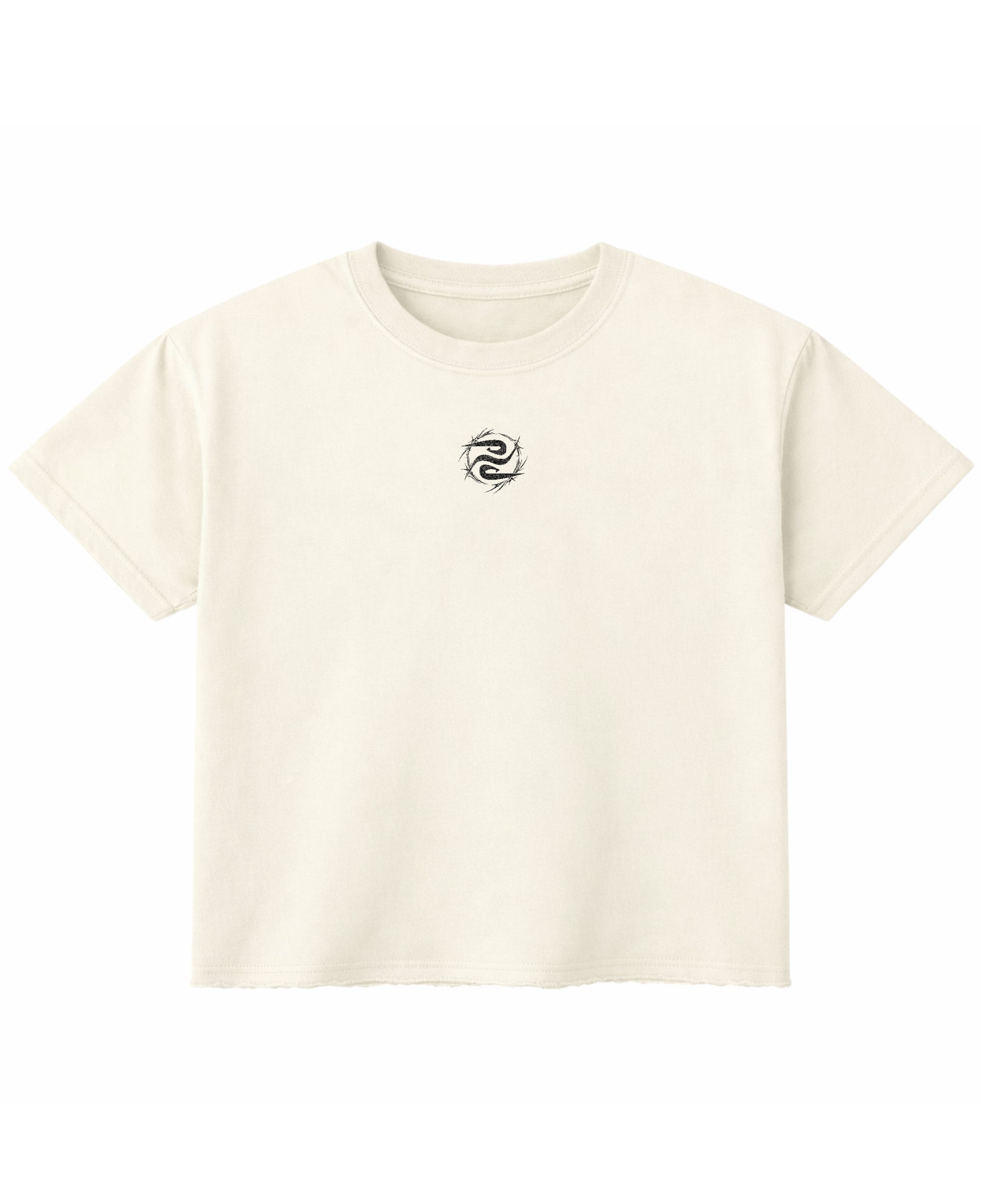 Off White Boxy Fit T-shirt Front Design