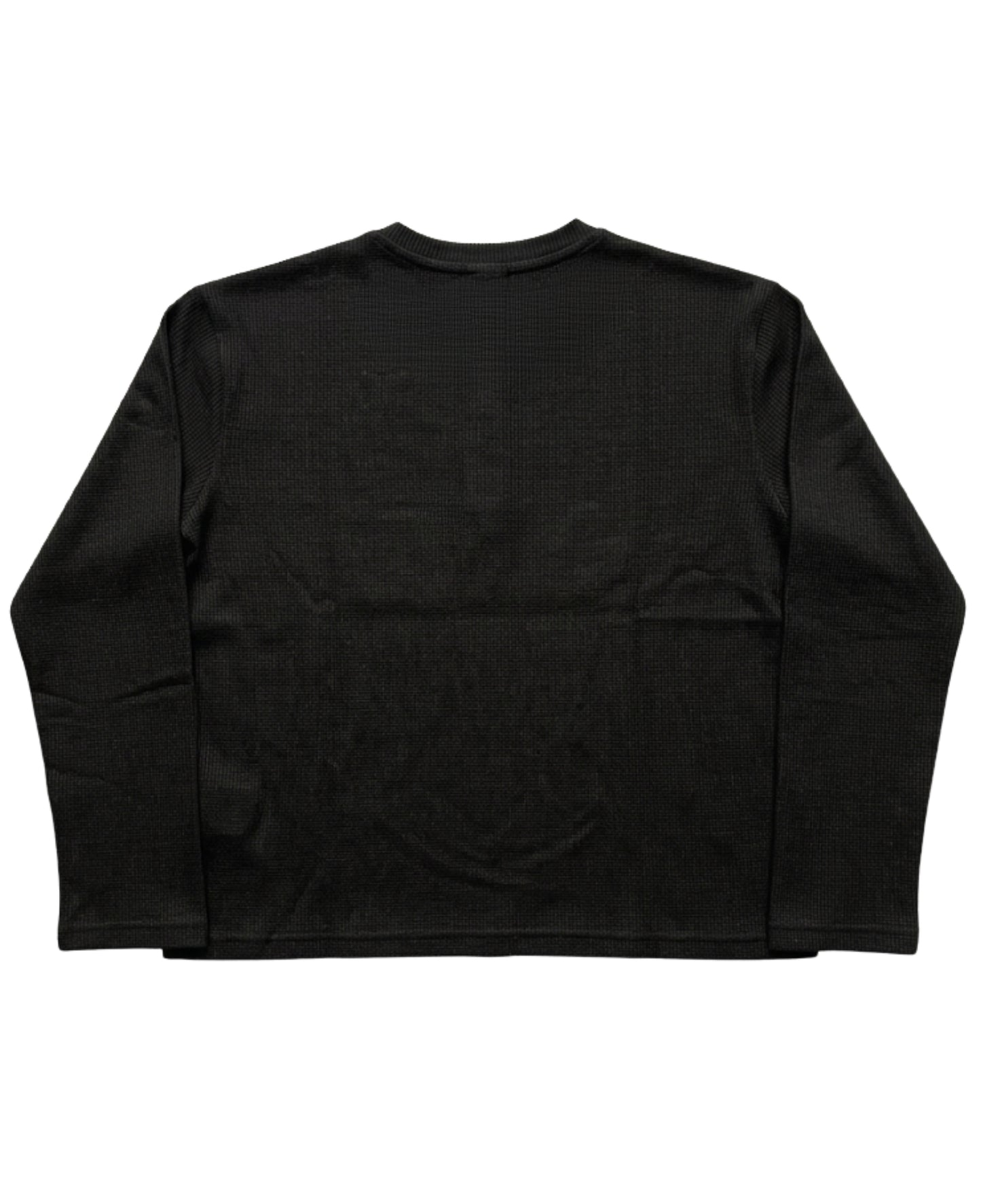 Black — Heartless Waffle Henley back