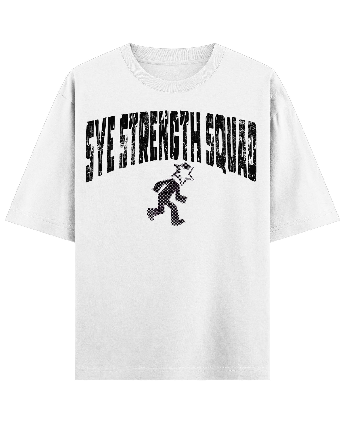 White Oversized T-shirt Front Design