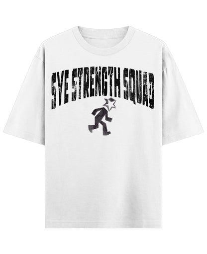 White Oversized T-shirt Front Design