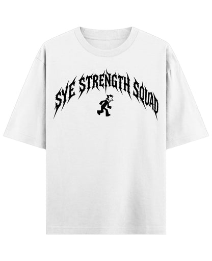 White Oversized T-shirt Front Design