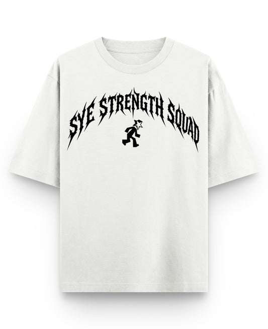 Off White Oversized T-shirt Front Design
