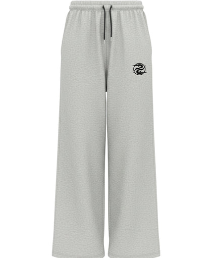 Grey Cotton Joggers Front Design