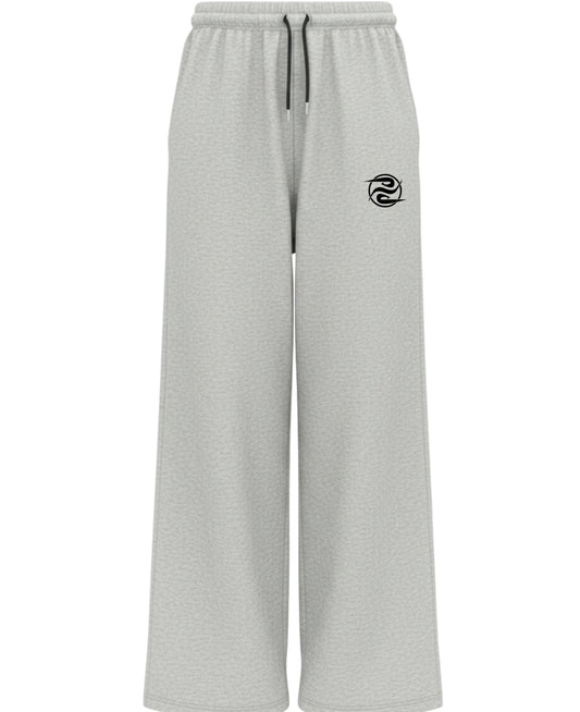 Grey Cotton Joggers Front Design